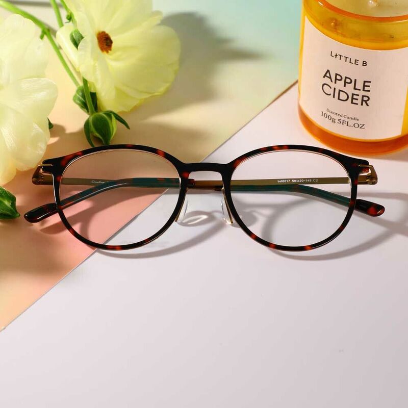 Eliot Round Tortoise Glasses