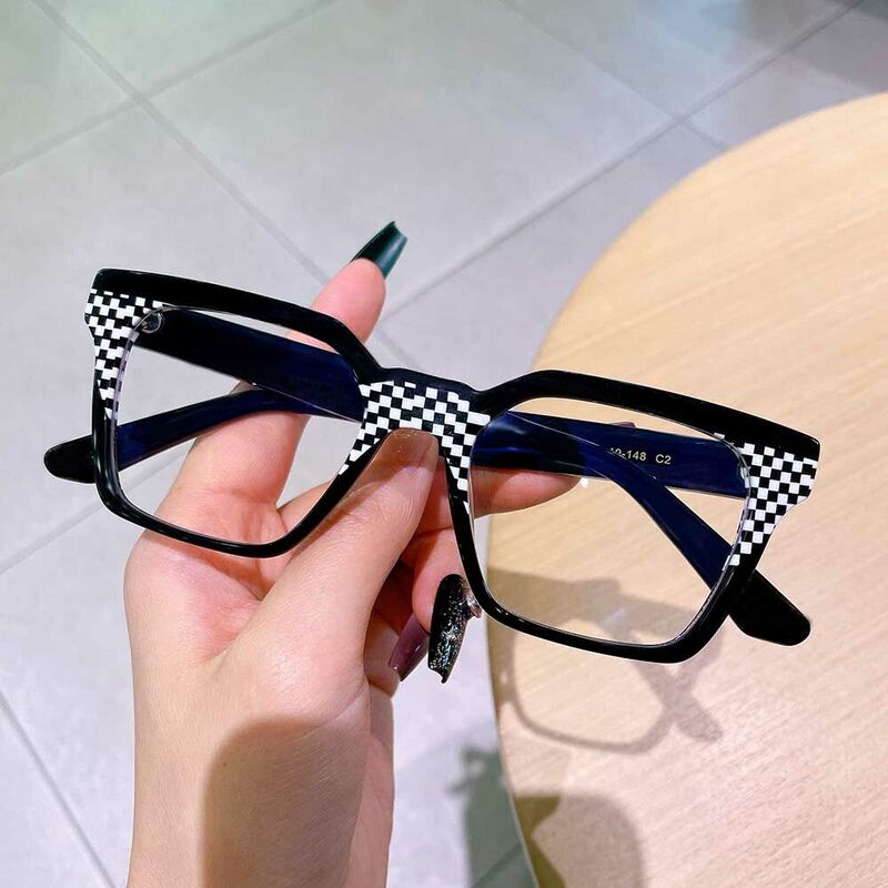 Henley Square Black Glasses