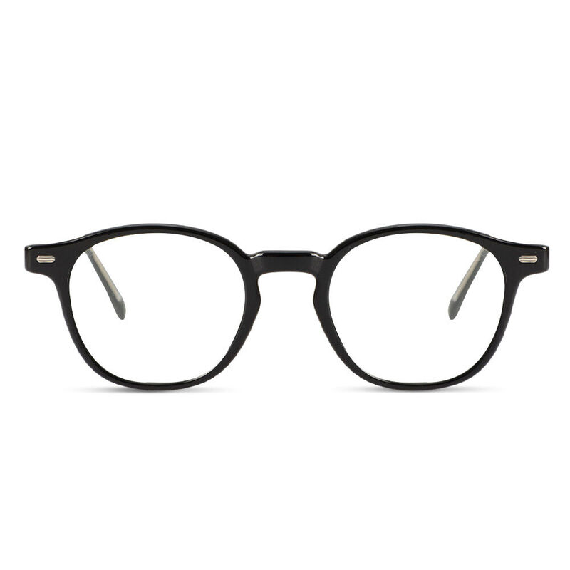 Zebulon Square Black Glasses