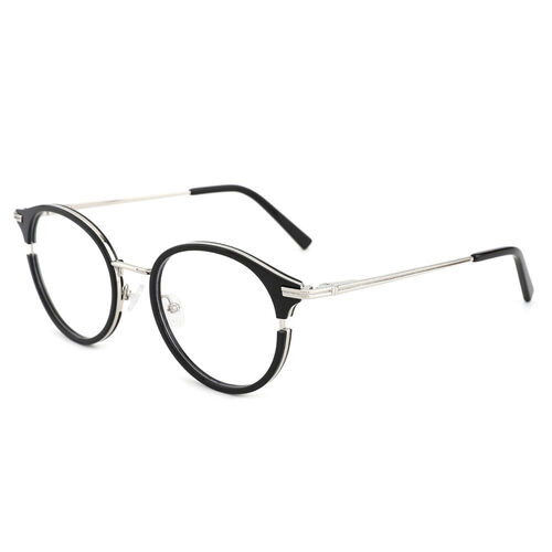 Honey Baby Round Black Glasses