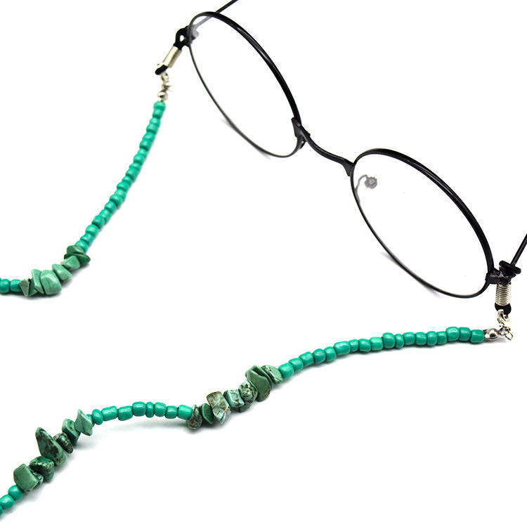 Bernadette Turquoise Charm Eyeglass Chain