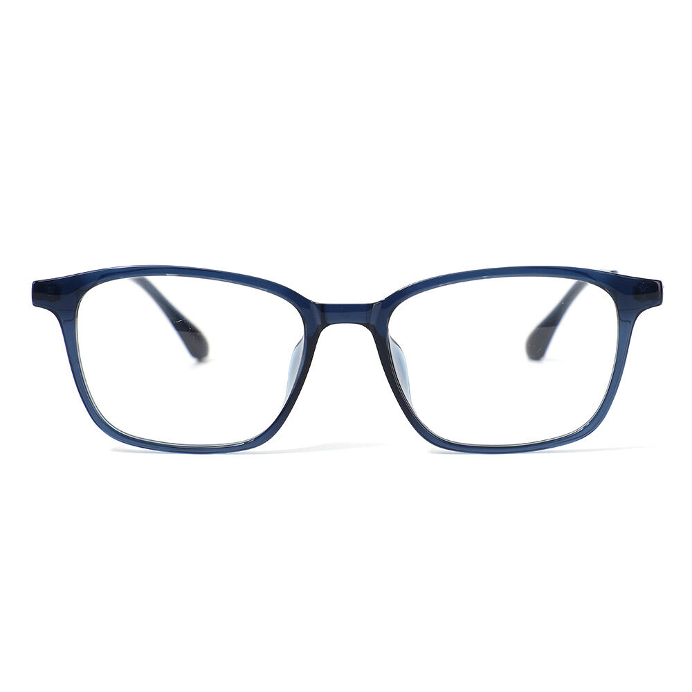 Emma Rectangle Blue Glasses
