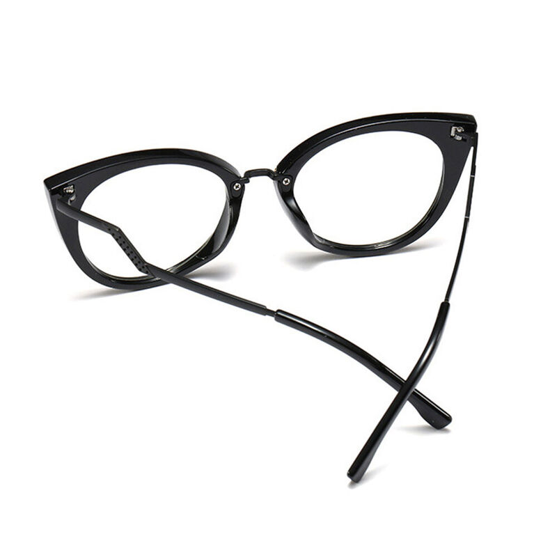 Nelly Cat Eye Black Glasses