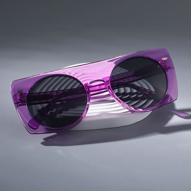 Otter Aviator Purple Sunglasses