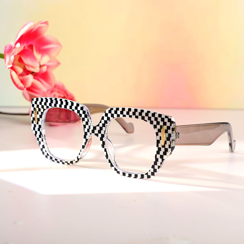 Giles Square Black Glasses