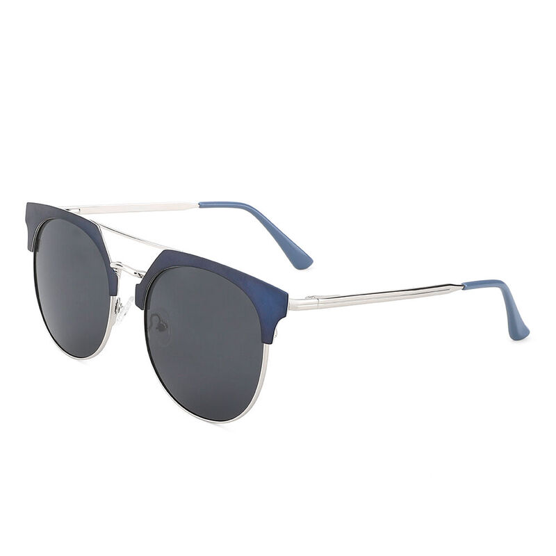 Barkeley Aviator Blue Sunglasses