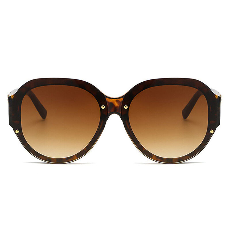 Gisselle Round Tortoise Sunglasses