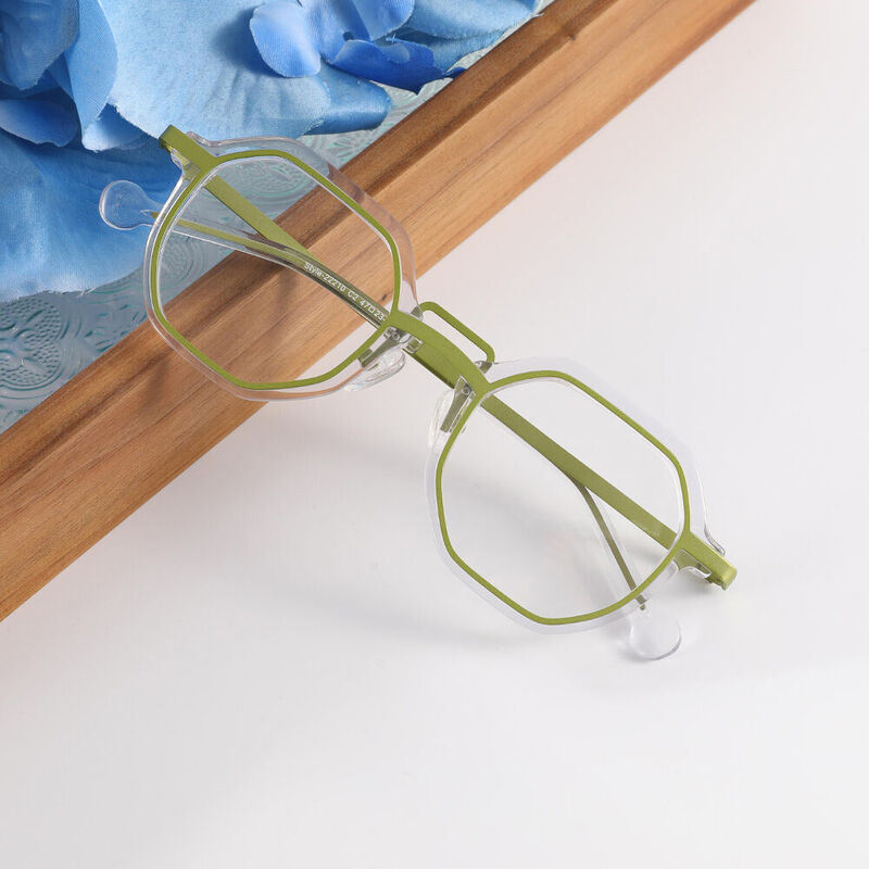 Duncan Geometric Clear Glasses