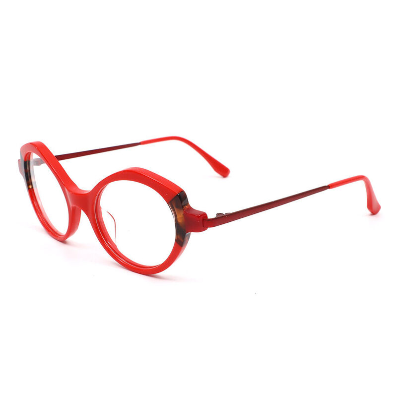 Antony Cat Eye Red Glasses