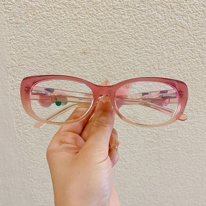 Lunettes de Vue Athen Cat Eye Rose