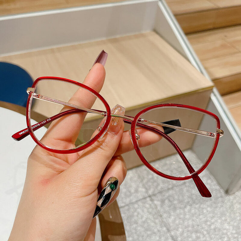 Bray Cat Eye Rote Brille