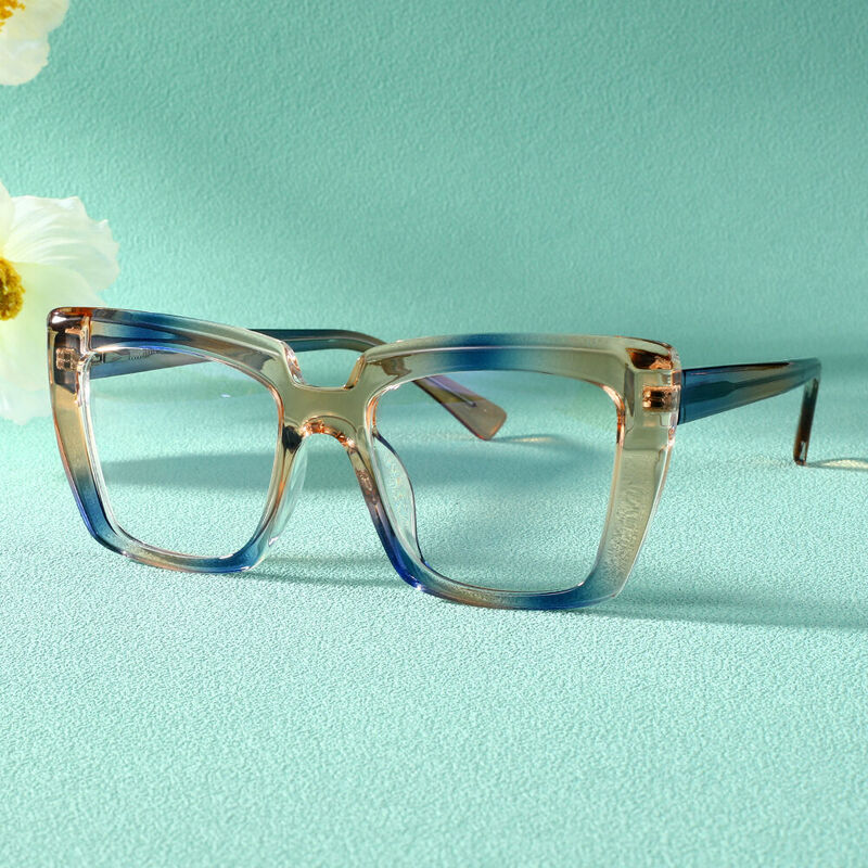 Lunettes de Vue Bright Carré Orange