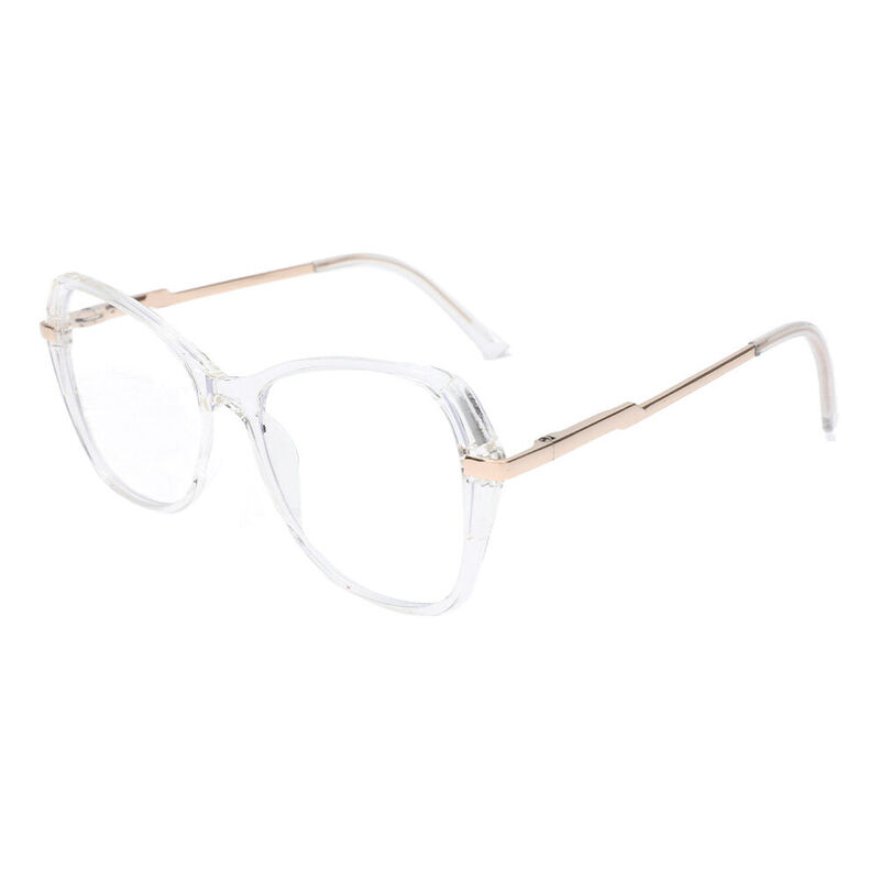 Besaa Cat Eye Clear Glasses