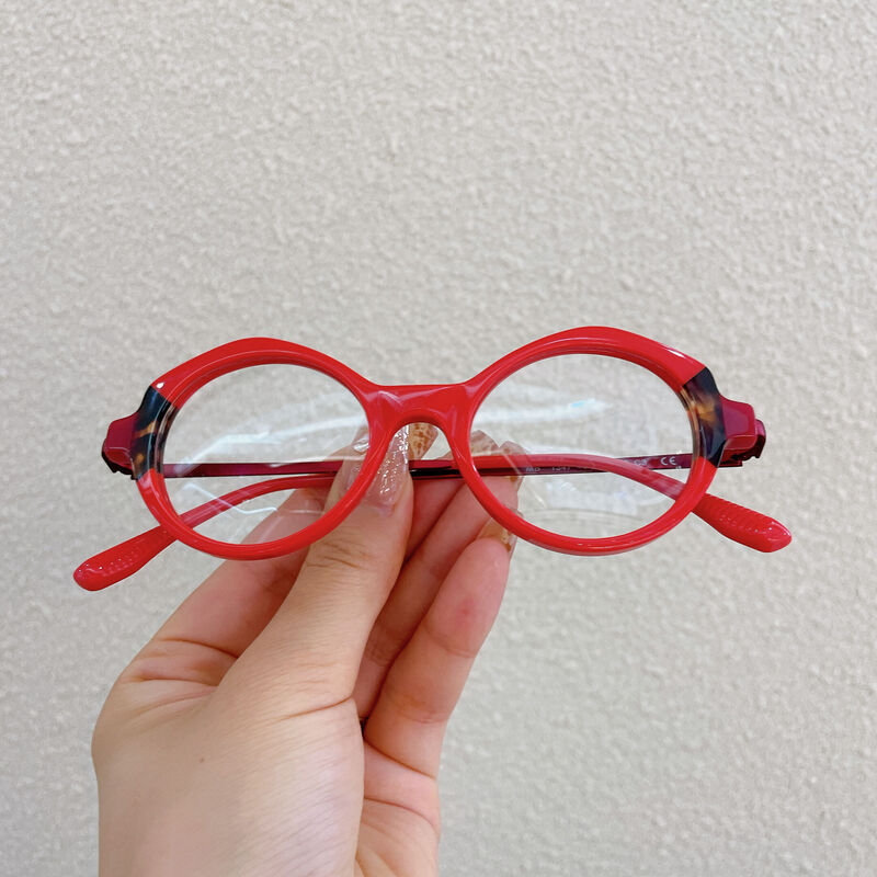 Antony Cat Eye Red Glasses