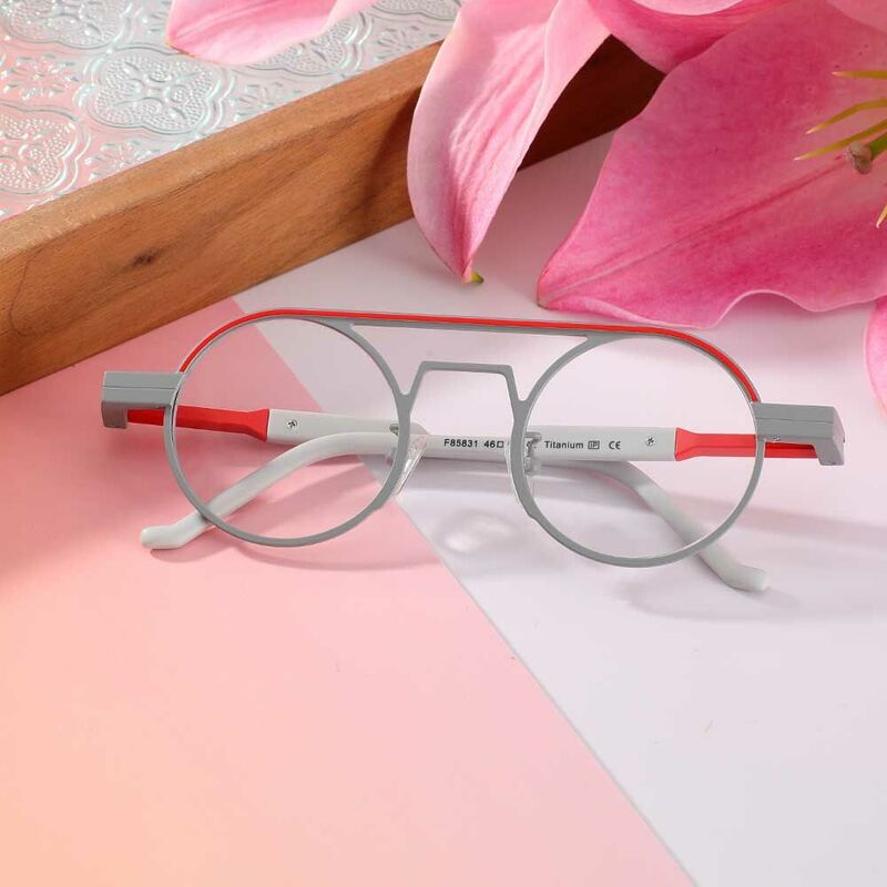 Harrima Aviator Grey Glasses