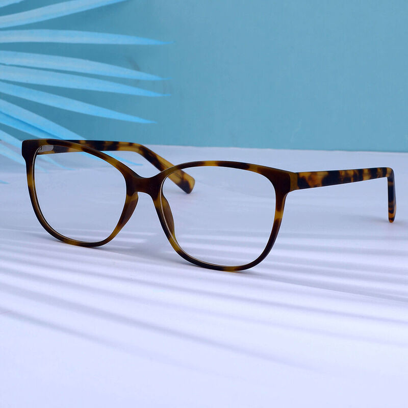 Lush Square Tortoise Glasses