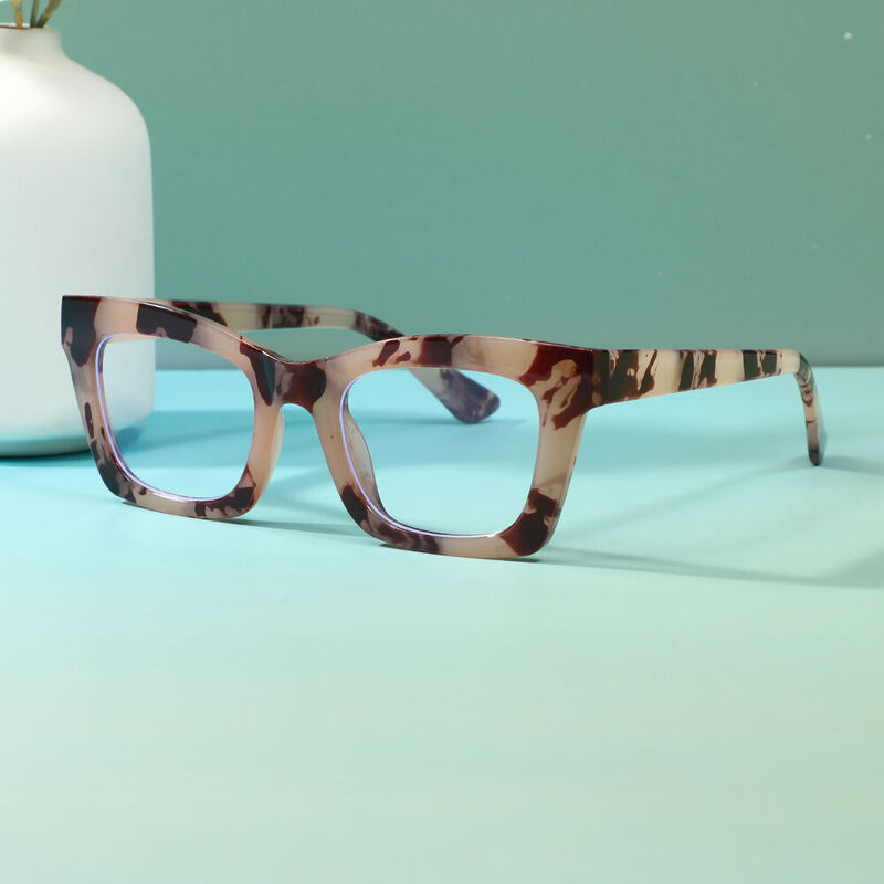 Ida Square Brown Glasses