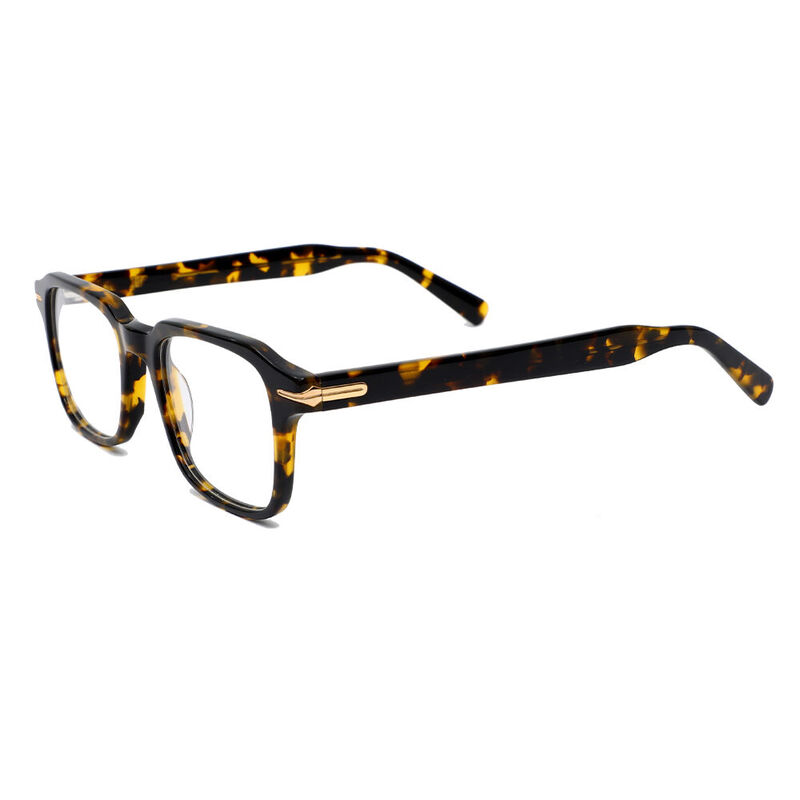 Jeffer Square Tortoise Glasses