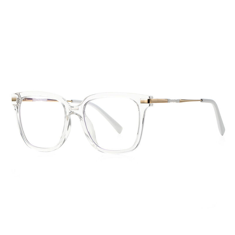 Franci Square Clear Glasses
