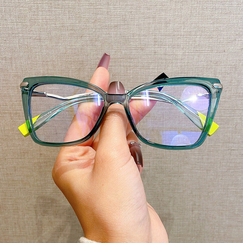 Dupont Cat Eye Blue Glasses