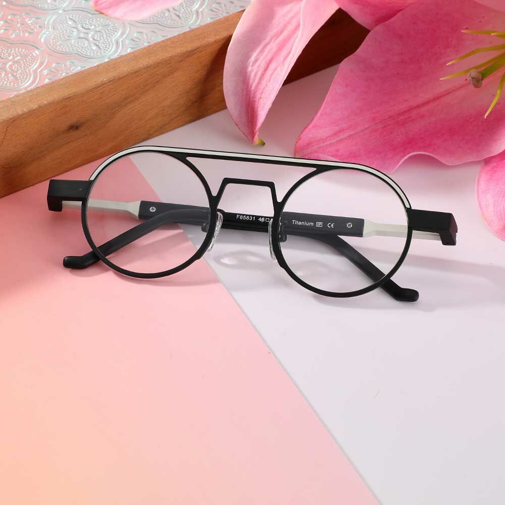 Harrima Aviator Black Glasses