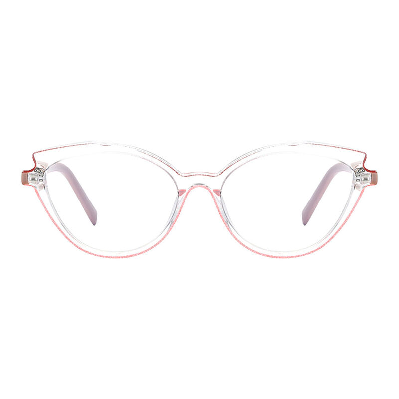 Giselle Cat Eye Red Glasses