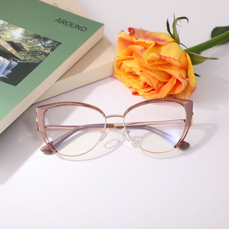 Doona Cat Eye Brown Glasses