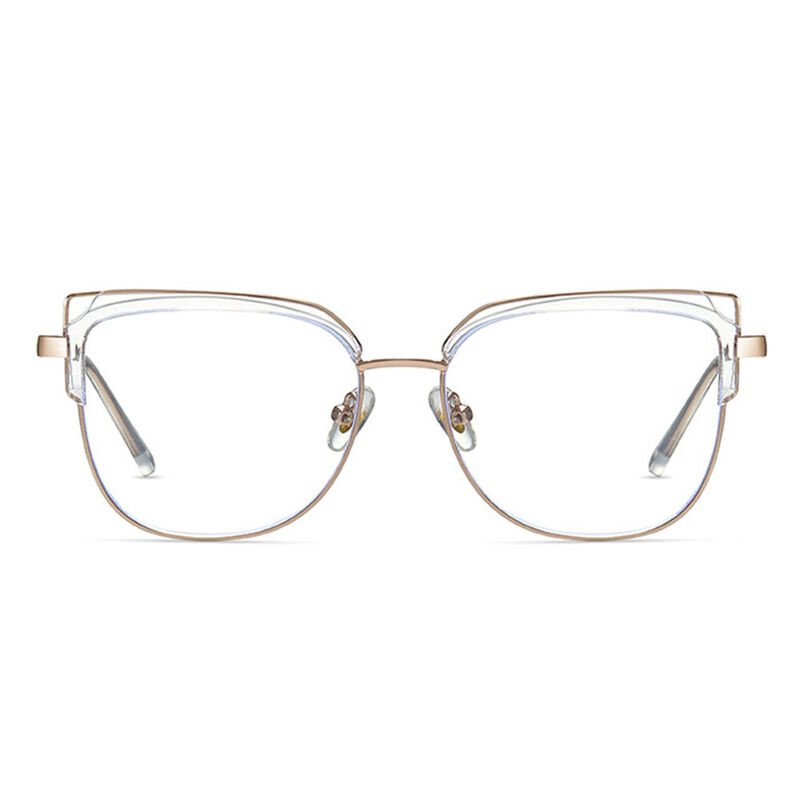 Tracy Cat Eye Clear Glasses