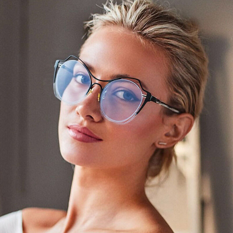 Foster Cat Eye Black Glasses