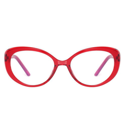 Bakir Cat Eye Red Glasses