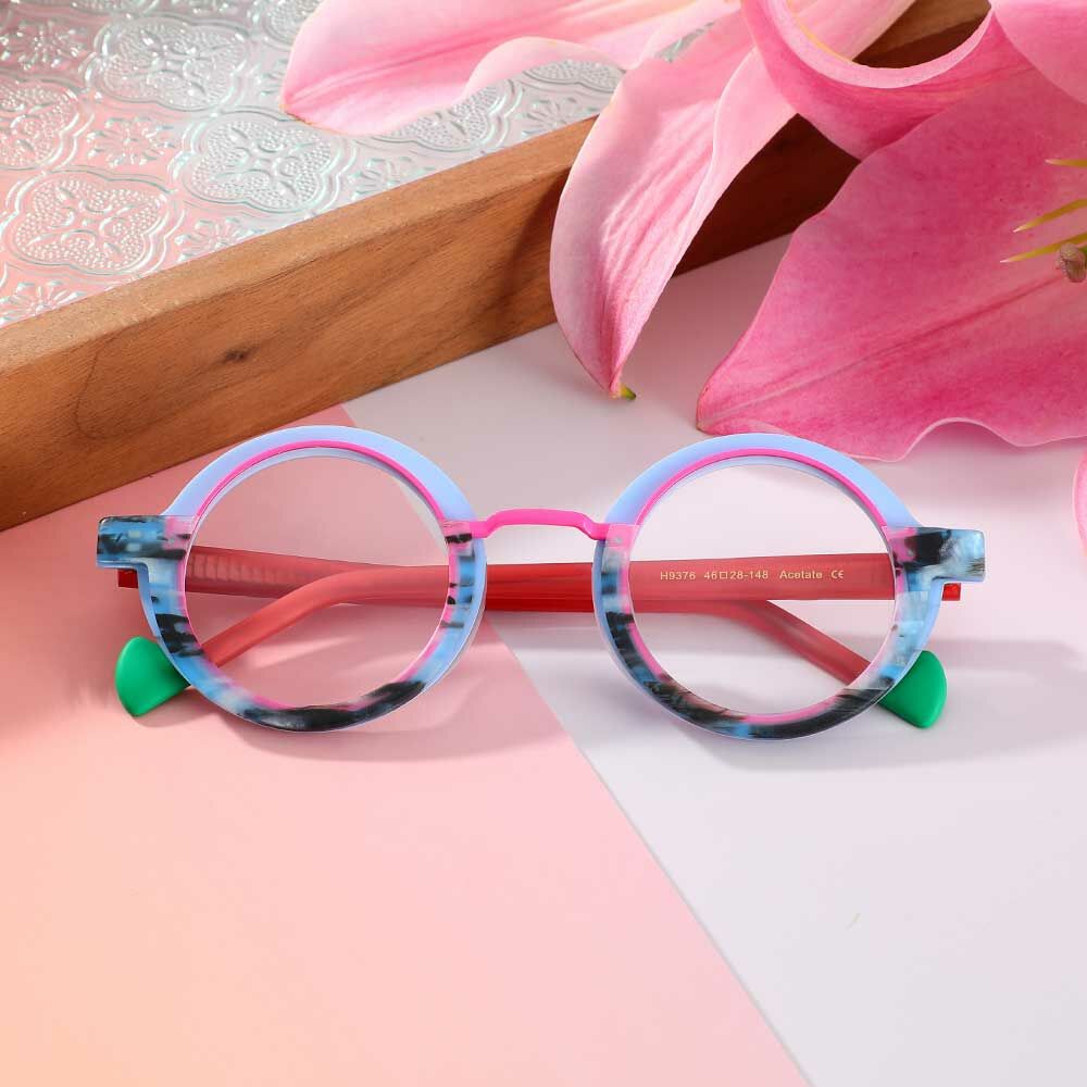 Eugen Runde Blaue Brille