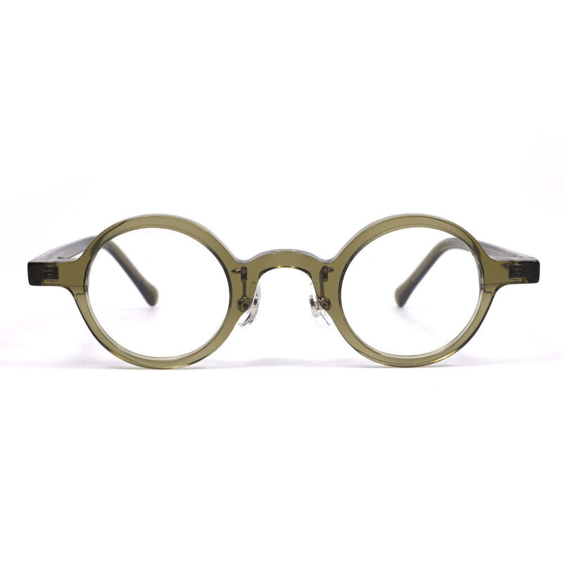 Colen Round Green Glasses