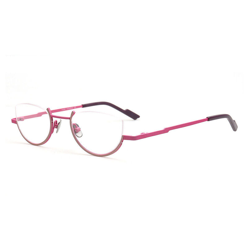 Chapmee Oval Pink Glasses