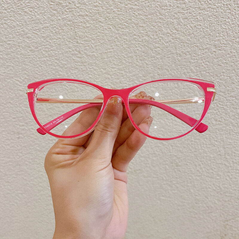 Merree Cat Eye Pink Glasses