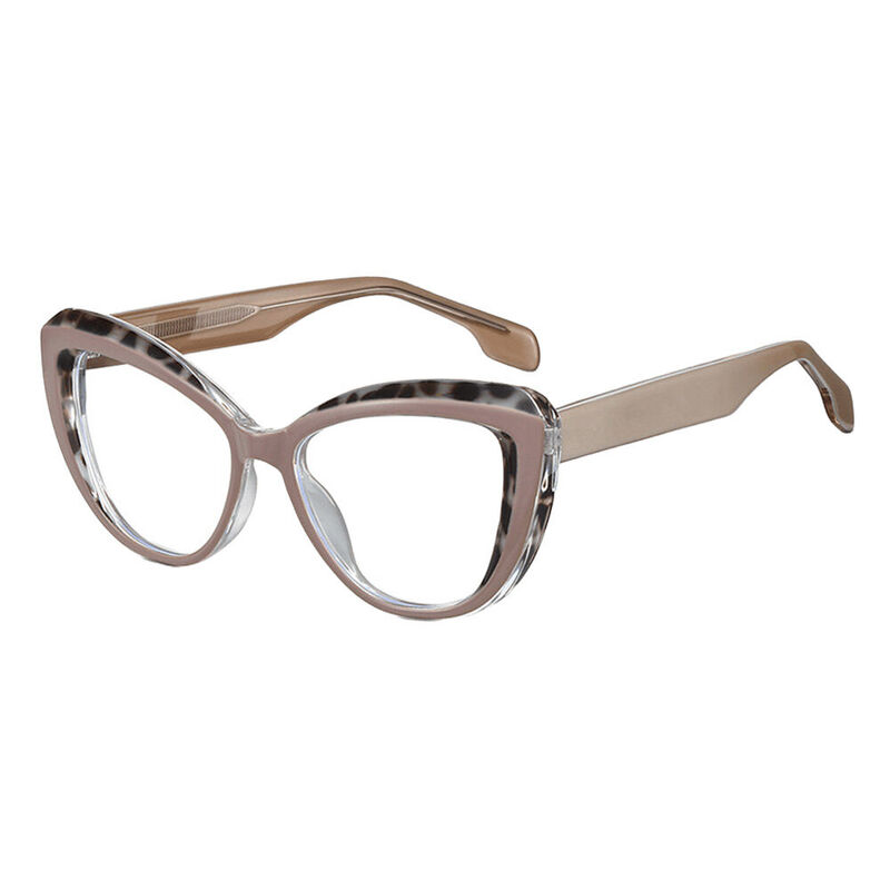 Rockefelle Cat Eye Gray Glasses