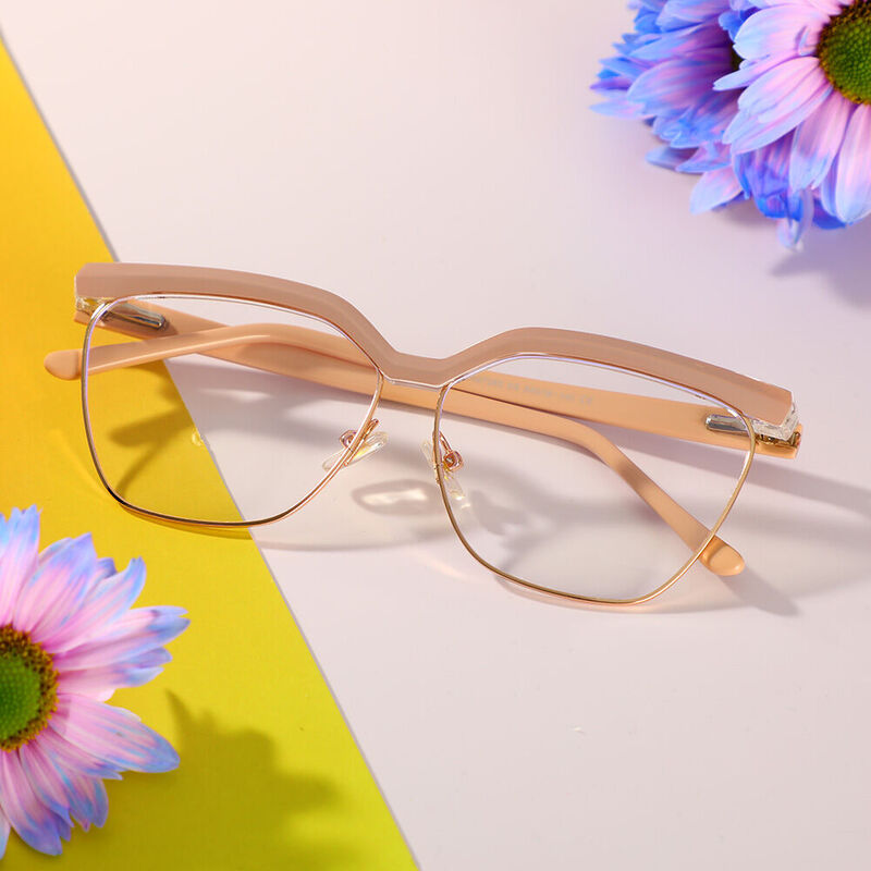 Gaskell Aviator Pink Glasses