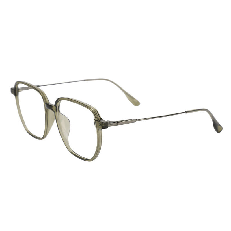 Arvin Square Green Glasses