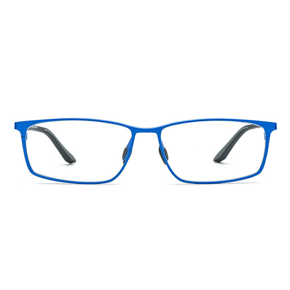 Katharine Rectangle Blue Glasses