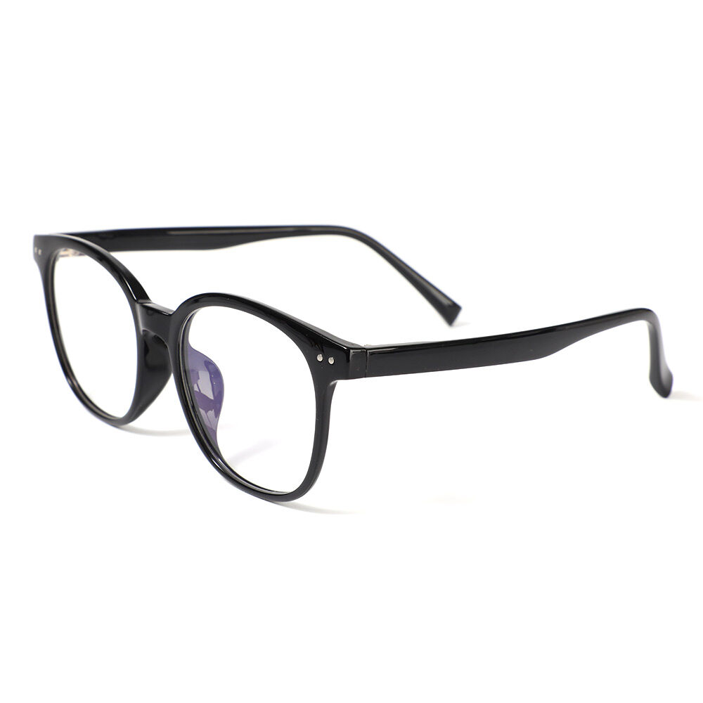 Conno Rund Schwarz Brille
