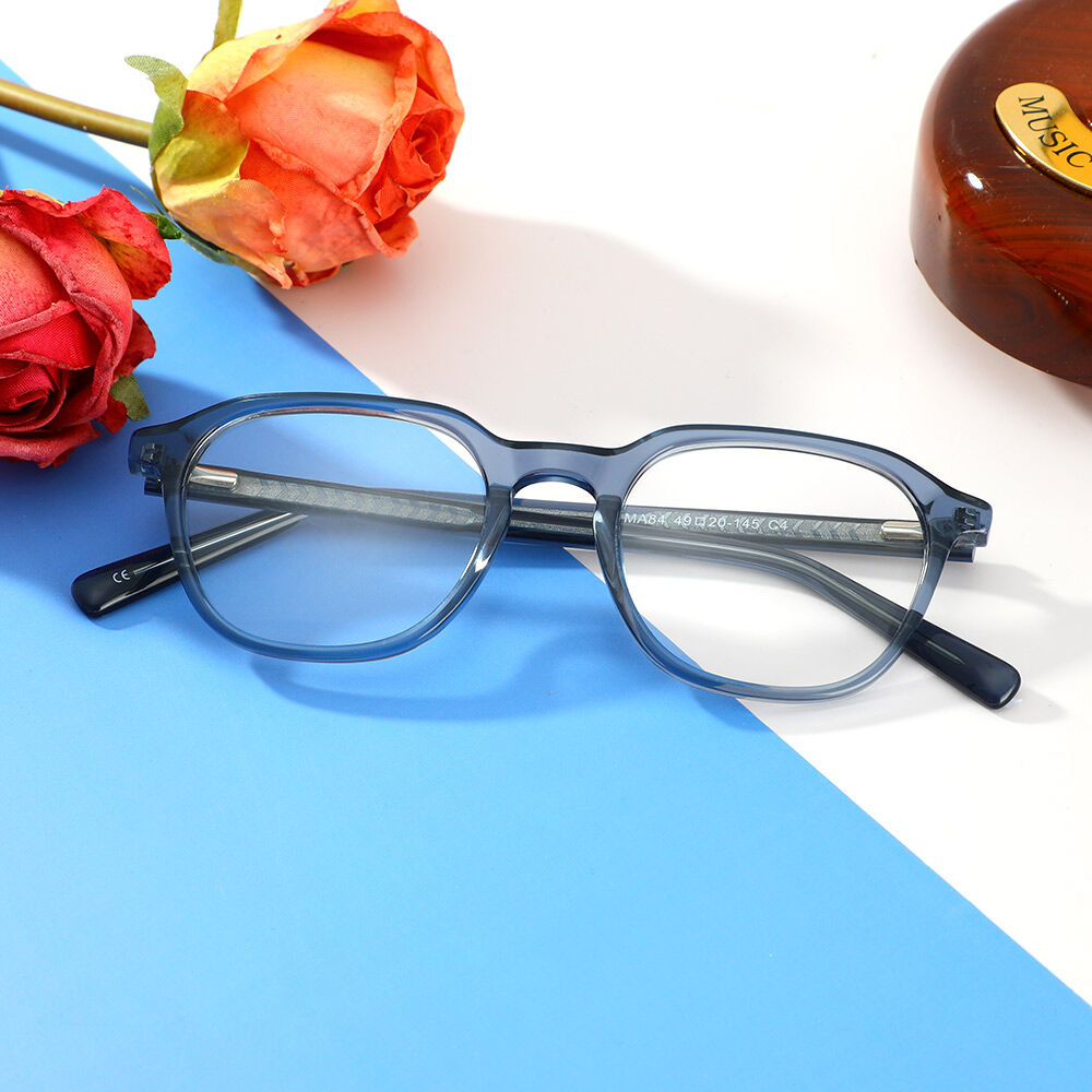 Lunettes de Vue Bertha Carré Bleu