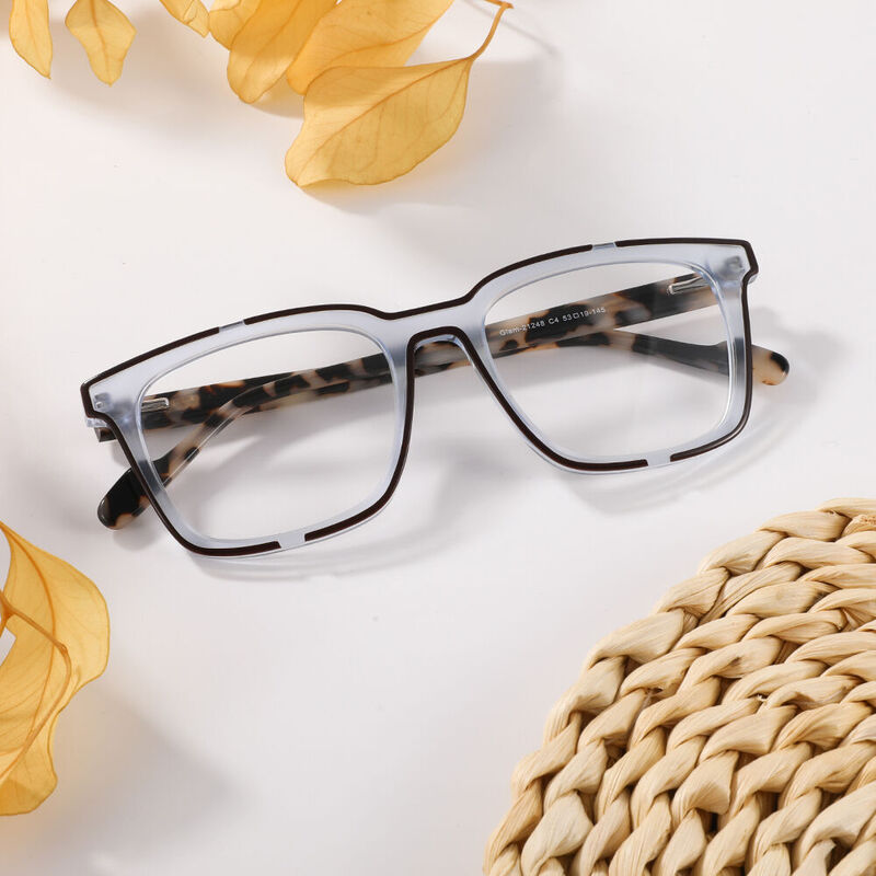 Hoyle Square Brown Glasses