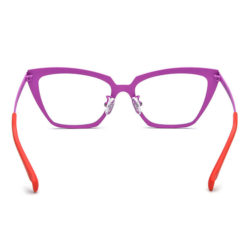 Faoo Cat Eye Blue Glasses