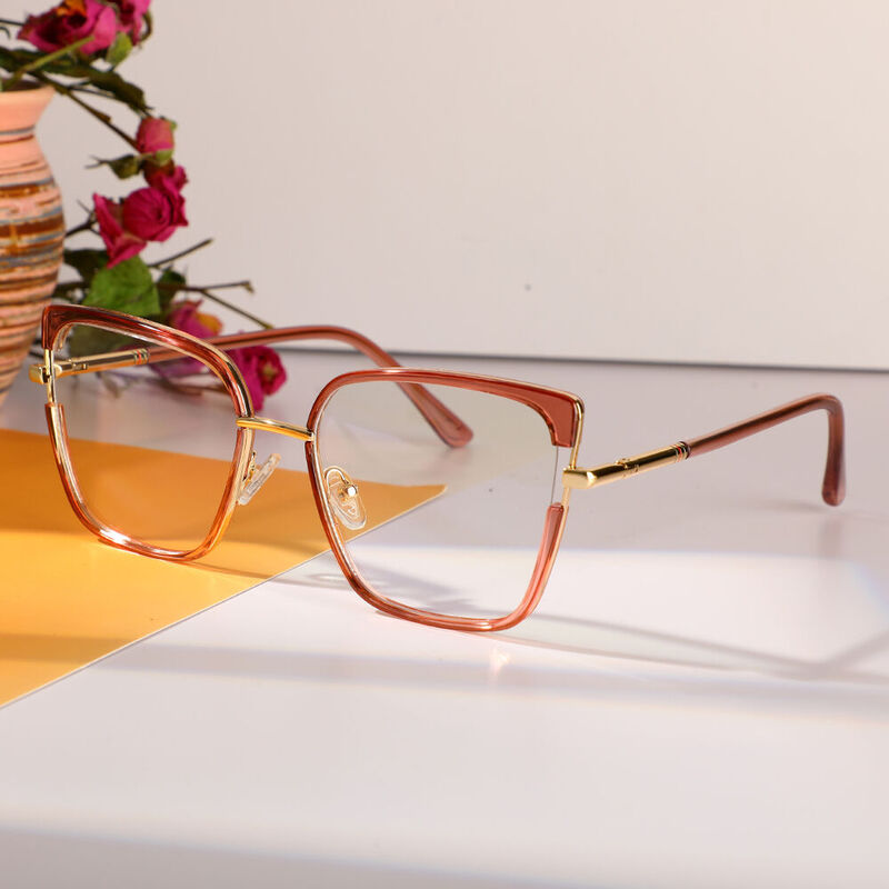 Occhiali da Vista  Clareiee Cat Eye Rosa