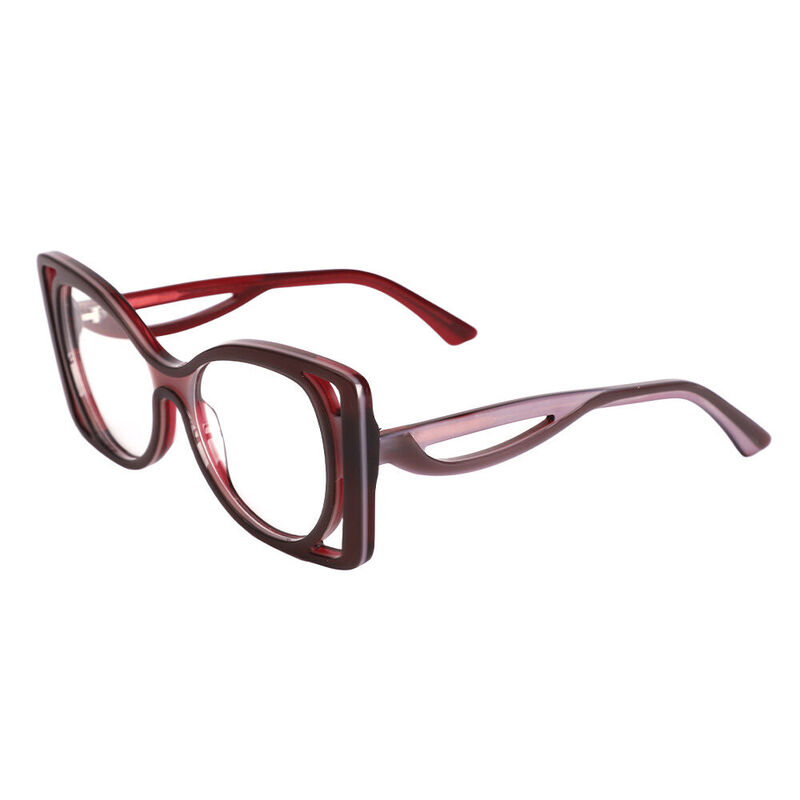 Conan Cat Eye Lila Brille