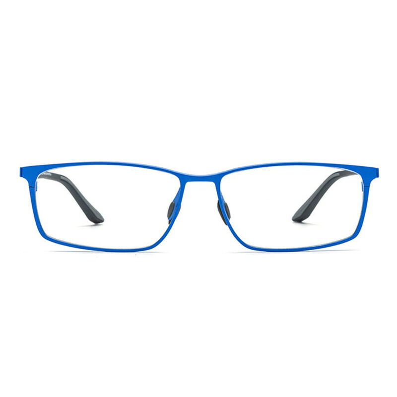 Katharine Rectangle Blue Glasses