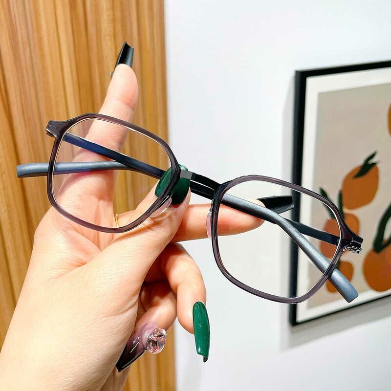 Coli Geometric Gray Glasses