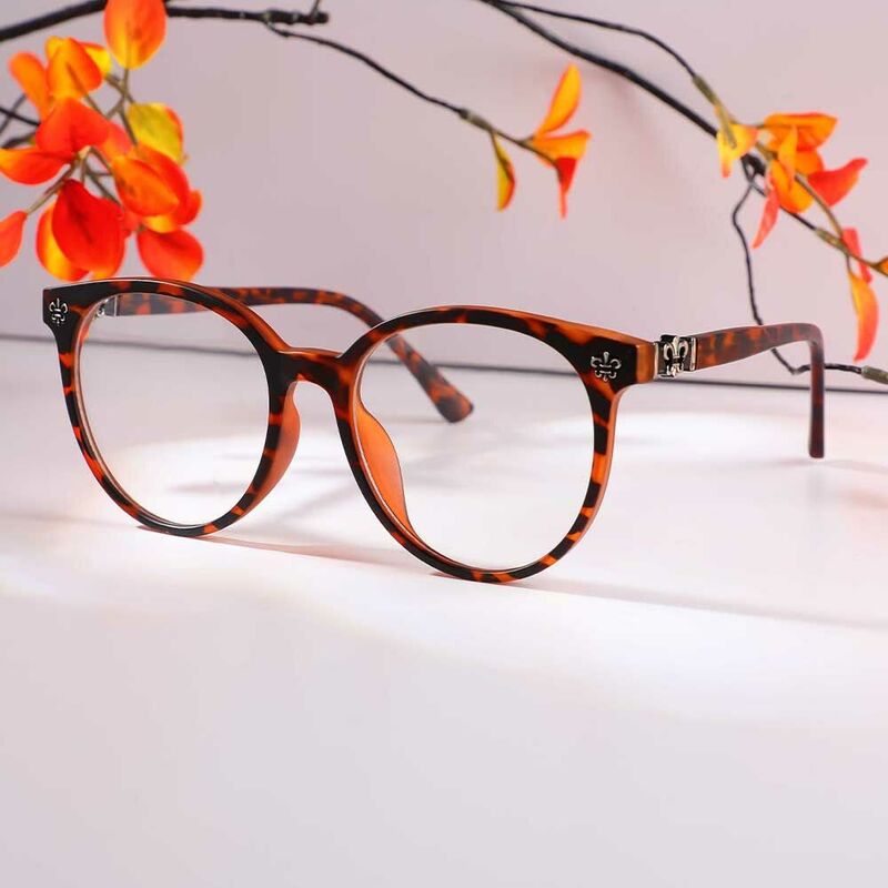 Veromca Round Tortoise Glasses
