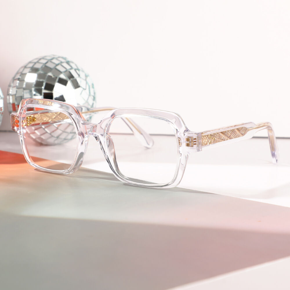 Bulwe Quadratische Klare Brille