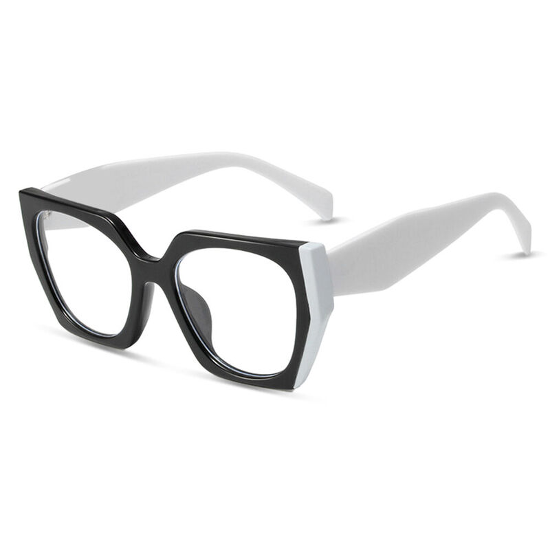 Hedda Cat Eye Black Glasses