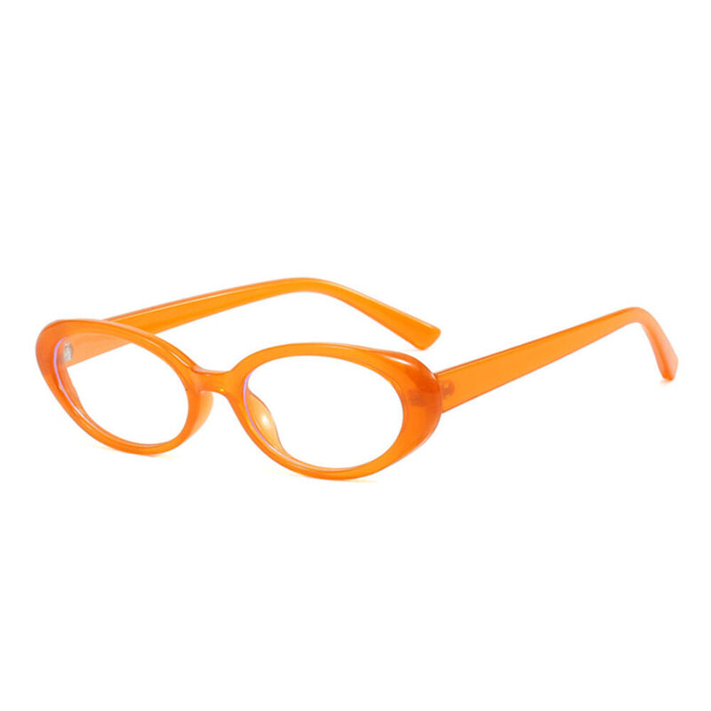 Harliy Oval Orange Glasses